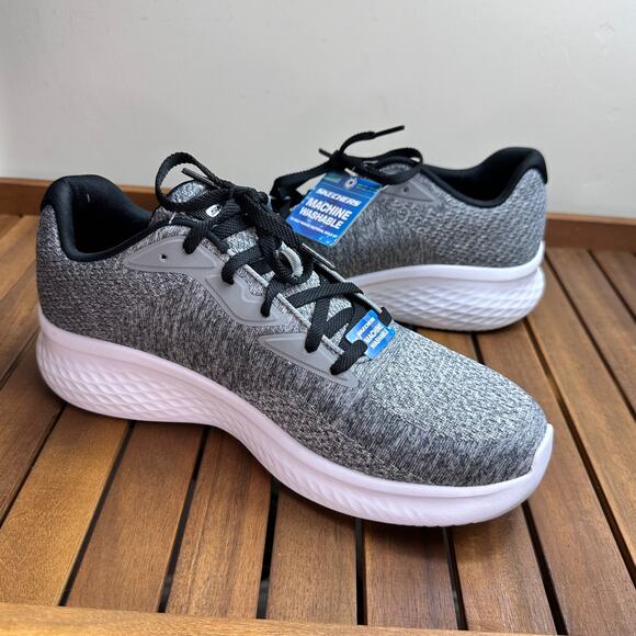 Skechers Skech-Lite Pro Faregrove Men’s Sneakers Grey Red Size 10 232598-GYRD - Picture 3 of 10